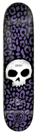 Zero Brockman Stencil Skull P2 Deck, Purple, 7.75-Inch at Sears.com