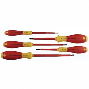 Wiha 32091 5-Piece 1000-Volt Slotted and Phillips Insulated Screwdriver Set at Sears.com