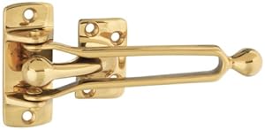 National Hardware V1928 Door Security Guard, Solid Brass at Sears.com