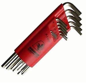 Bondhus 17195 Set of 15 Hex L-wrenches with BriteGuard Finish, Extra Long Length, sizes 1.27-10mm at Sears.com