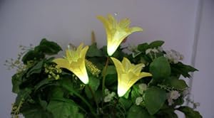 FlashingBoards Solar Lily Flower Garden Stake Color Change Lights Outdoor Garden Yard Landscape Lights at Sears.com