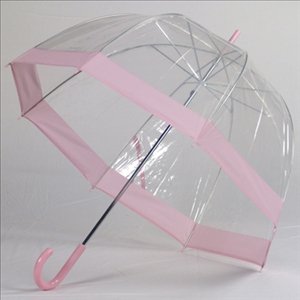 FRANKFORD Clear Bubble Umbrellas Pink Trim at Sears.com