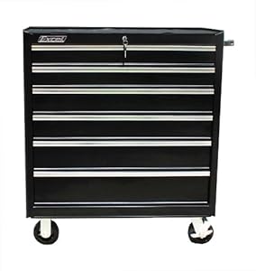 Excel International Excel TB2608X-Black 36-Inch Roller Metal Tool Cabinet with 6 BBS Drawers at Sears.com