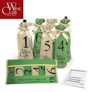 International Wine Club Blind Wine Tasting Game Includes: Six Individually Numbered Bags, Storage Pouch & Pad Of Scoring Notes - All you need is wine! at Sears.com