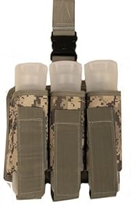 Ultimate Arms Gear Tactical Scenario ACU Army Digital Camo Camouflage Triple Universal Paintball 3 Pod Drop Leg Carrier Pouch Ut at Sears.com