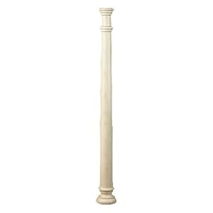 Brown Wood Inc. 01070210AL2 Corinthian Plain Island Column, Alder at Sears.com