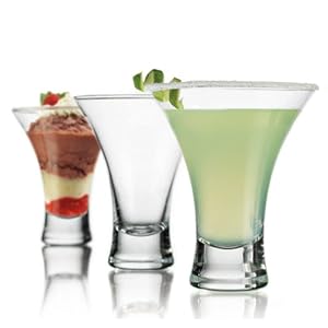 Home Essentials HOME ESSENTIAL SET OF 6 CLEAR FLAIR MARTINI at Sears.com