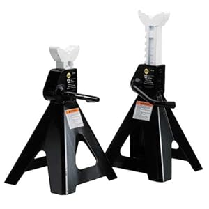 Omega 32125 Black/White Jack Stand - 12 Ton Capacity at Sears.com