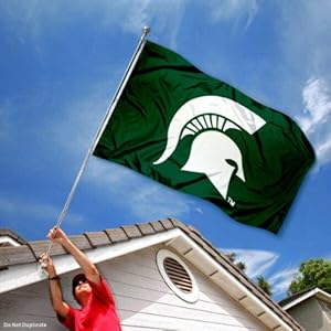 College Flags and Banners Co. Michigan State Spartans MSU Sparty University Large College Flag at Sears.com