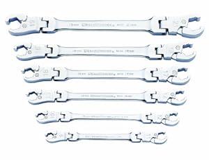 GearWrench 89101D Ratcheting Flex Flare Nut Wrench Set- Metric at Sears.com