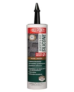 DuPont 07645 9.8-Ounce Premier Blacktop and Roof Silicone, Black