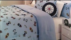 HILLCREST&nbsp; Hillcrest Racecar Full/Queen Comforter Set