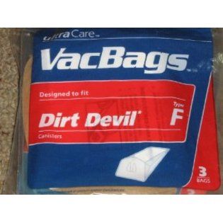 UltraCare Sears Dirt Devil Type F Canisters Vacuum Vac 3 Bags UltraCare at Sears.com