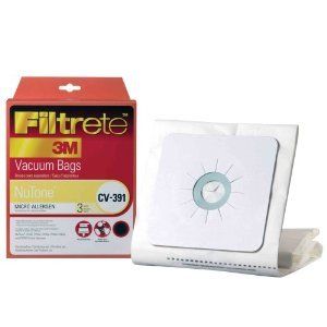Nutone 15 NuTone CV-391 Micro-Allergen Central Vacuum Cleaner Replacement Filtrete by 3M Bags, 5 Packs of 3. at Sears.com