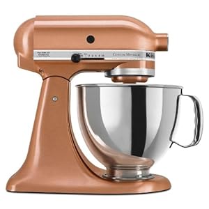 Kitchenaid KSM152PSCP Custom Metallic Series 5-Quart Mixer, Satin Copper at Sears.com