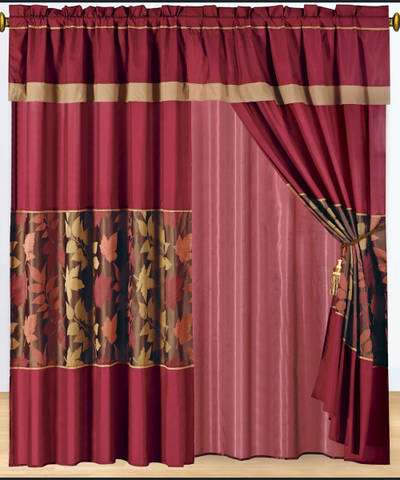 Scotts-sales Diana Curtains 2 x Panels 60x84"ea. with Valance at Sears.com
