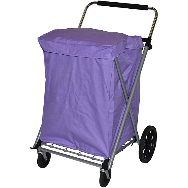 Overstock.com Easy Wheels Lilac Canvas Cart at Sears.com