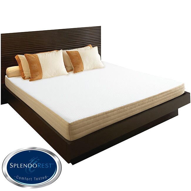 AT HOME by O SplendoRest Isotonic 8-inch King-size Memory Foam Mattress-in-a-Box at Sears.com