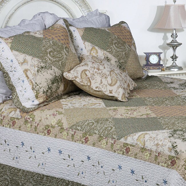 AT HOME by O Laura Patchwork Twin-size 3-piece Quilt Set at Sears.com
