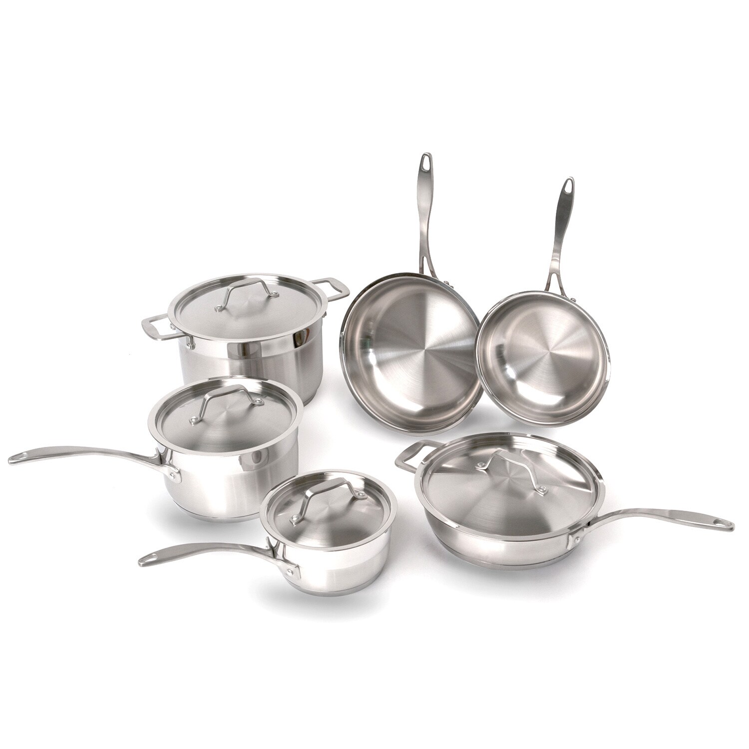 Overstock.com BergHOFF 'Earthchef' Professional Copper Clad 10-piece Cookware set at Sears.com