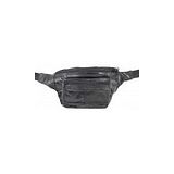 Leather Impressions Inc. Black Genuine Leather Fanny Pack Waist Bag at Sears.com
