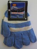 Superior Womens/Mens Winter Gloves Light Blue w/White Stripes at Sears.com