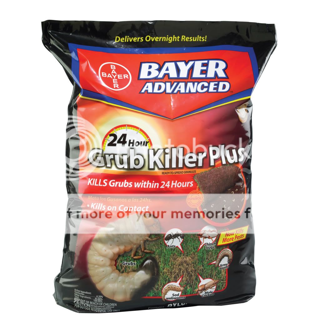 Bayer Advanced 700745S 24 Hour Grub Killer Plus, Granules, 20-Pounds at Sears.com