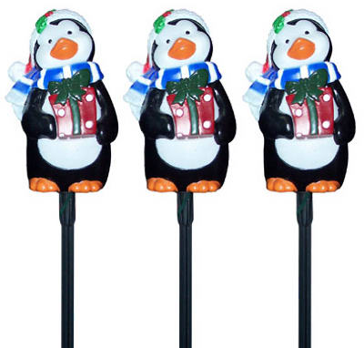 NOMA/INLITEN-IMPORT Solar Led Penguin 3Pc at Sears.com