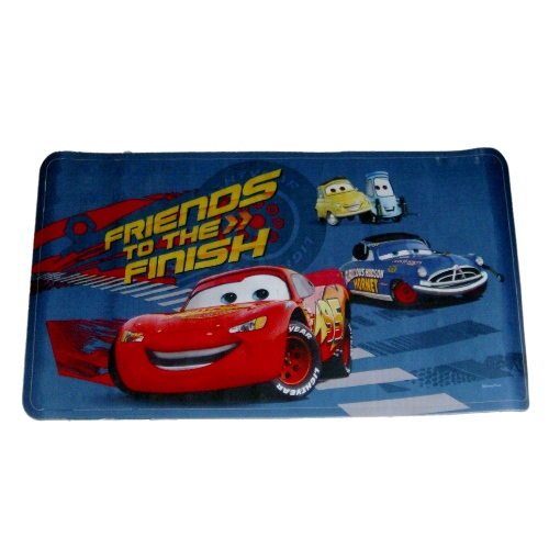 Disney Cars Racing Blue Bath Mat Skid Resistant Suction Cups Tub Shower Safety at Sears.com