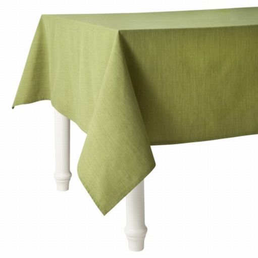 Home Solid Green Tablecloth Fabric Table Cloth 60x104 Oblong at Sears.com
