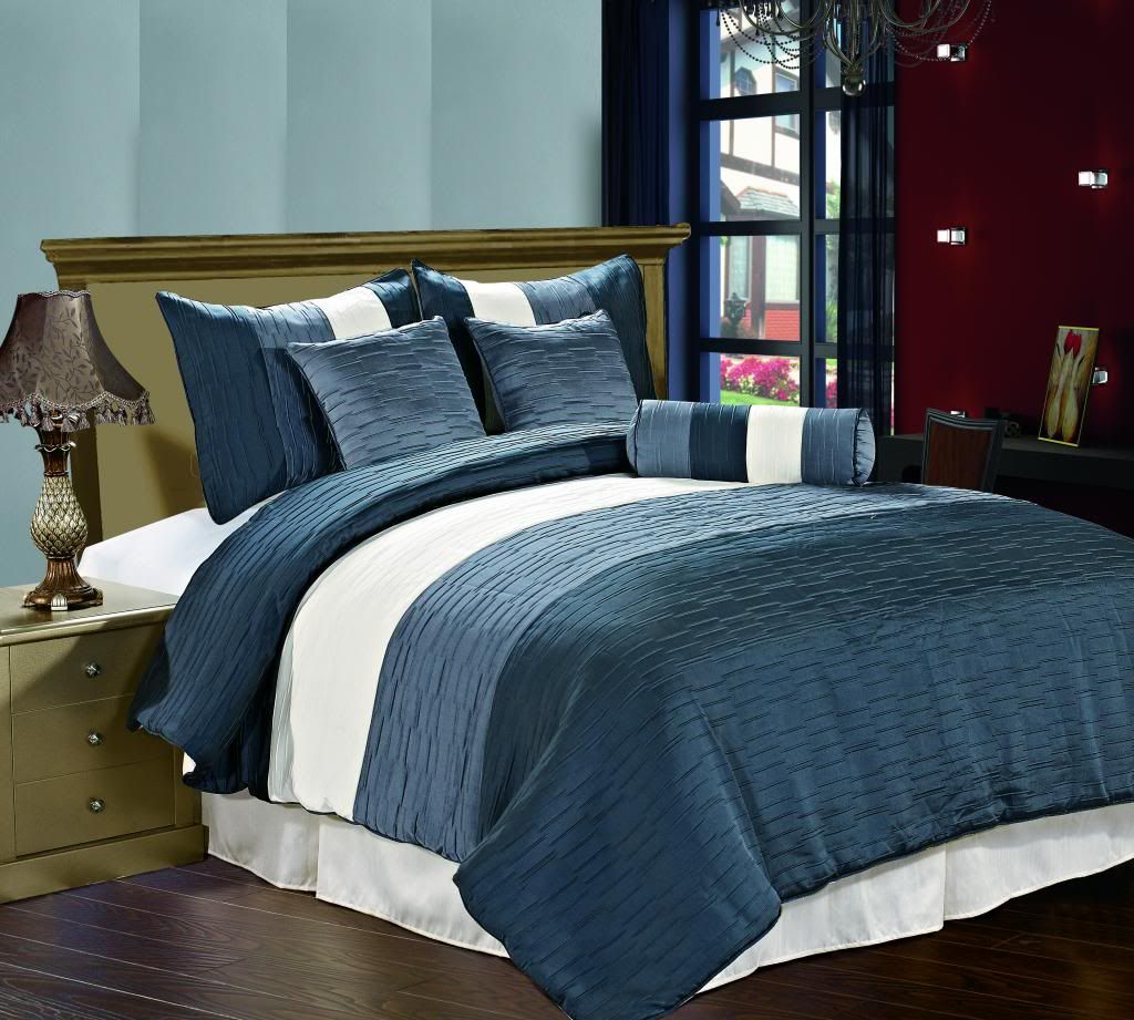 Cozy Beddings Full Size 7pc Comforter Set Cielo Applique ...