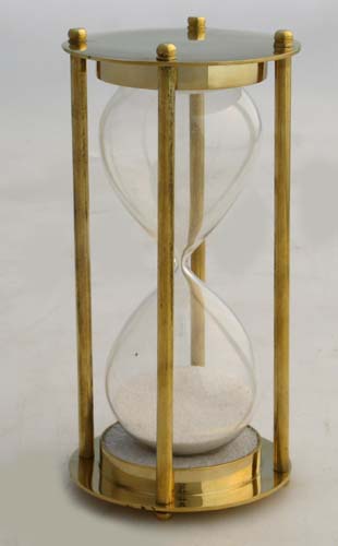 RedSkyTrader 5 1/2" Antique Style Hourglass - Brass - Five Minute Sand Timer at Sears.com