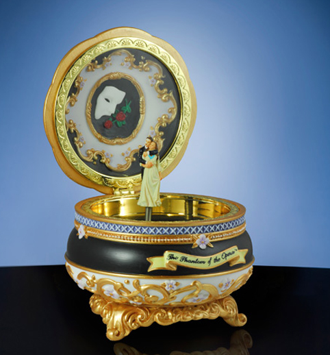 San Francisco Music Box Company Phantom of the Opera Phantom and Christine Hinged Trinket Music Box at Sears.com