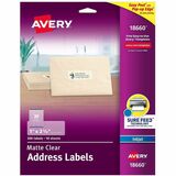 New AVERY DENNISON 18660 300-LABELS 18660 1X2-5/8 CLEAR ADDRESS LABELS FOR INKJETS at Sears.com