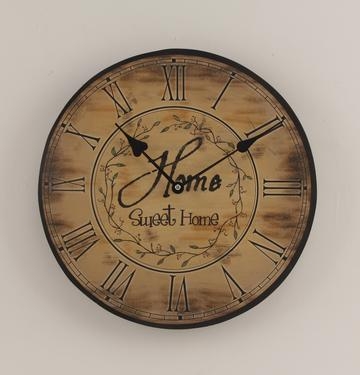 Young's Inc. Wood Home Sweet Home Wall Clock at Sears.com