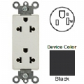 Leviton Mfg Leviton 5825-E Decora Universal Voltage Duplex Euro Plug Residential Grade 5-15R 15A 125/250V B&S Wired - Black at Sears.com