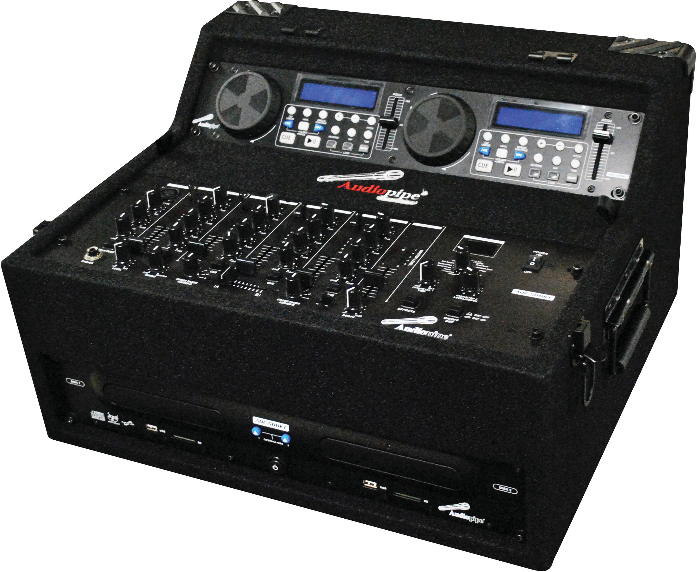 AudioPipe NEW AUDIOPIPE AQC500KT CD MIXER COMBO KIT WITH WOOD CABINET at Sears.com