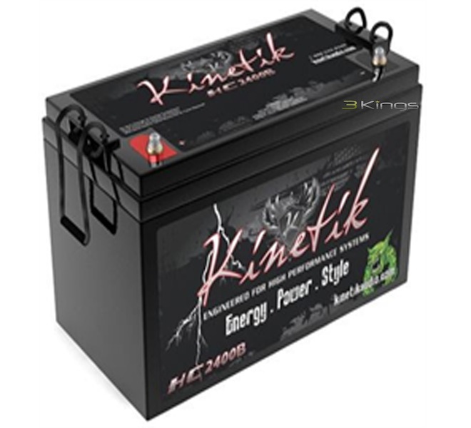 Kinetik NEW KINETIK HC2400B HIGH CURRENT CAR AUDIO POWER CELL 2600 AMPS 12 VOLT at Sears.com