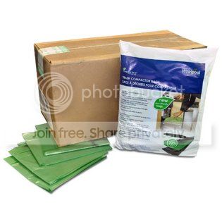 Whirlpool W10351673BU 15-Inch Plastic Compactor Bags, 180-Pack at Sears.com