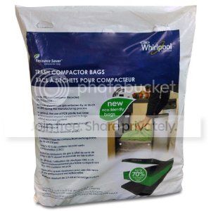 by Whirlpool Whirlpool W10351673RP 15-Inch Plastic Compactor Bags, 15-Pack at Sears.com