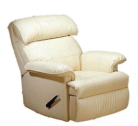 WelcomeiHome .INC Rocker Recliner Chair Ivory Leather Match  from Welcome iHome at Sears.com