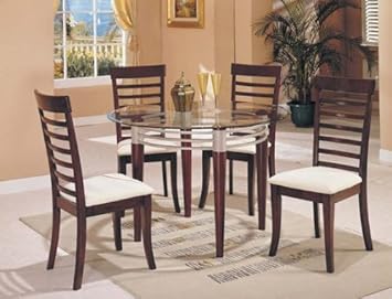 WelcomeiHome .INC 5pc Dining Table & Chairs Set Cherry Finish at Sears.com