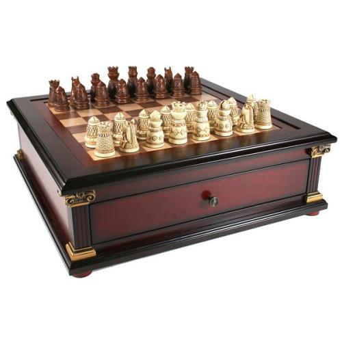 RST Outdoor Tuscany Chess & Chinese Checkers Wooden Game Table at Sears.com