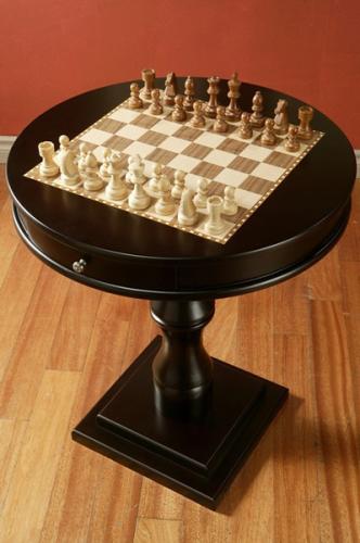 RST Outdoor Artisan 30" Wood Chess Table & Wooden Chess Set at Sears.com
