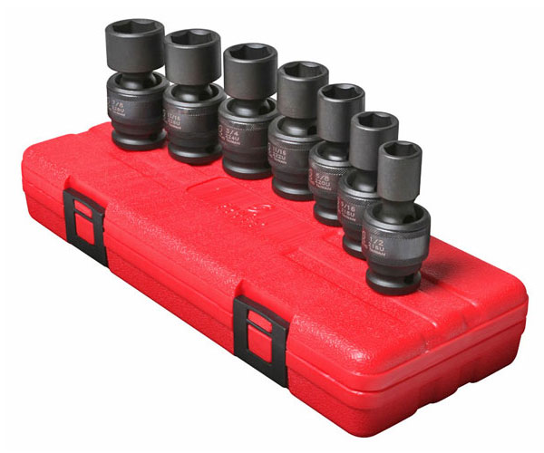 Sunex 2654 Universal Joint Impact Sockets SAE  1/2" Drive 7 Piece Tool Set at Sears.com