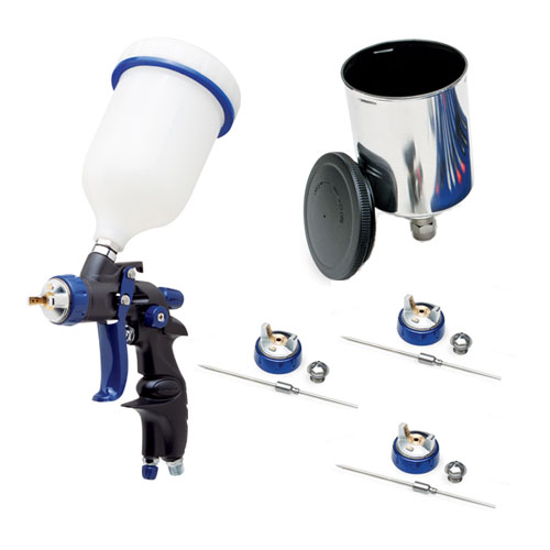 EASTWOOD Evolution HVLP Car Spray Paint Gun 1.2 1.4 1.7 2.0 Tips & Aluminum Cup at Sears.com