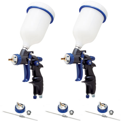 EASTWOOD Evolution 2 HVLP Car Spray Paint Guns With 1.2 1.7 2.0 Fluid Nozzle Kit at Sears.com