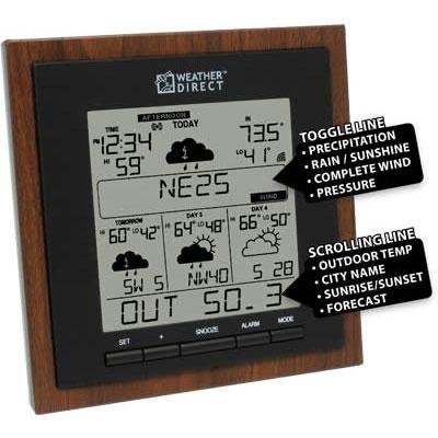 LACROSSE TECHNOLGY WD 4 Day Forecast Brown/Black - LACROSSE TECHNOLGY - WD-3302U-MF-WAL at Sears.com