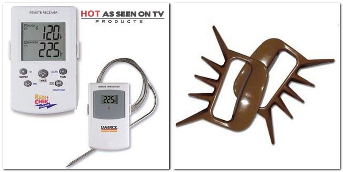 Maverick Remote Smoker Dual Probe Wireless Thermometer Et-73 + Camerons Man Claw at Sears.com