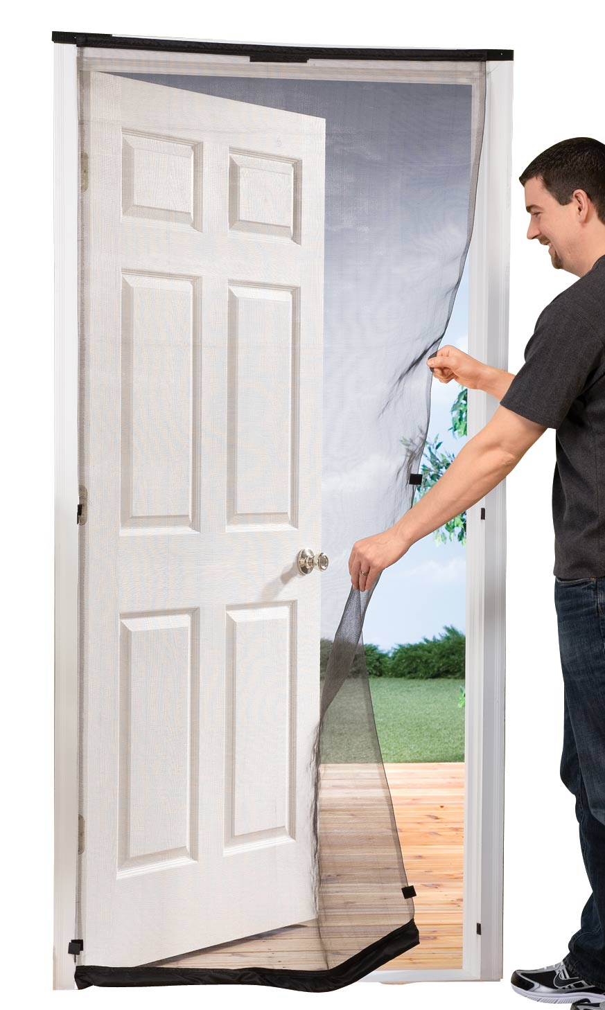 Miles Kimball Mesh Door Screen by Miles Kimball at Sears.com